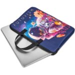 Pre-Printed Sample Hoppla Plett Neoprene 13-inch Laptop Sleeve with Handles - Image 4