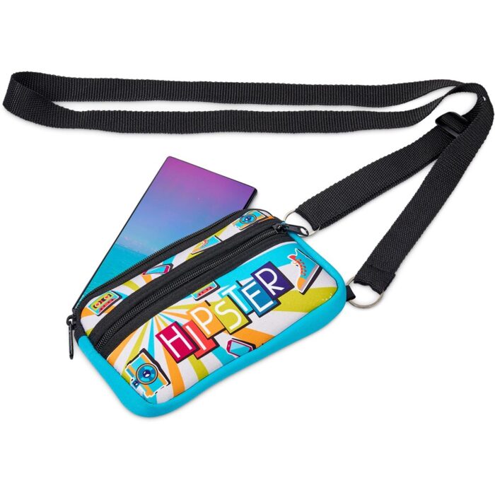 Pre-Printed Sample Hoppla Paarl Neoprene Cell Phone Pouch - Image 5