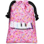Pre-Printed Sample Hoppla Atlantic Mini Polyester Drawstring Pouch - Image 4