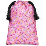 Pre-Printed Sample Hoppla Atlantic Mini Polyester Drawstring Pouch - Image 2