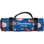 Pre-Printed Sample Hoppla Ivory Recycled PET Picnic Mat - Image 2
