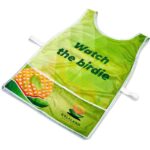 Pre-Printed Sample Hoppla Jackal Polyester Caddy Bib with PVC Name Sleeve - Image 2