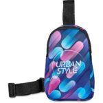 Pre-Printed Sample  Hoppla Golden Mile Neoprene Cross Body Bag - Image 6