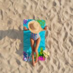 Pre-Printed Sample Hoppla Hula Beach Towel - Dual Branding - Image 2