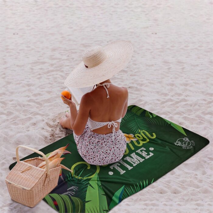 Pre-Printed Sample Hoppla Hula Beach Towel - Single Sided - Image 3