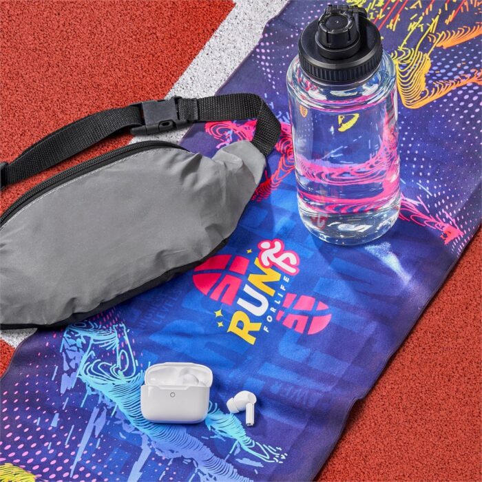 Pre-Printed Sample Hoppla Relay Sports Towel - Single Sided - Image 4