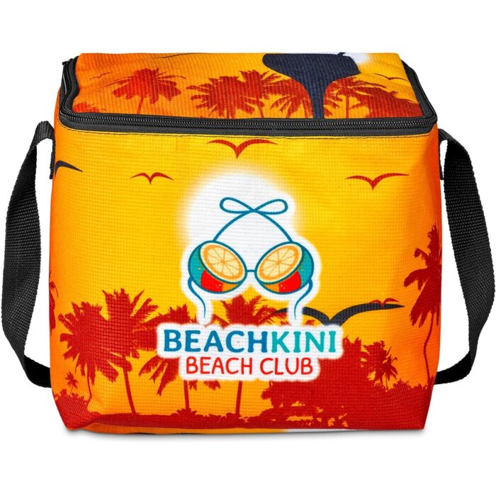 Pre-Production Sample Hoppla Quebec Recycled PET Stitch-Bond 12 Can Cooler - Image 13
