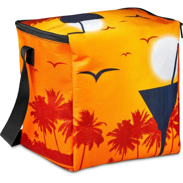 Pre-Production Sample Hoppla Quebec Recycled PET Stitch-Bond 12 Can Cooler - Image 4