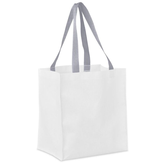 Pre-Production Sample Hoppla Gateway Recycled PET Stitch-Bond Shopper - Image 4