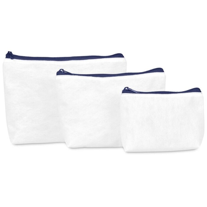 Pre-Production Sample Hoppla Recycled PET Stitch-Bond Mini Toiletry Bag - Image 7