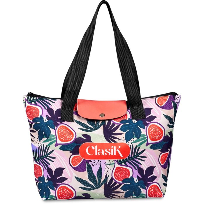 Pre-Production Sample Hoppla Rosebank Polyester Roll-Up Tote Bag - Image 14