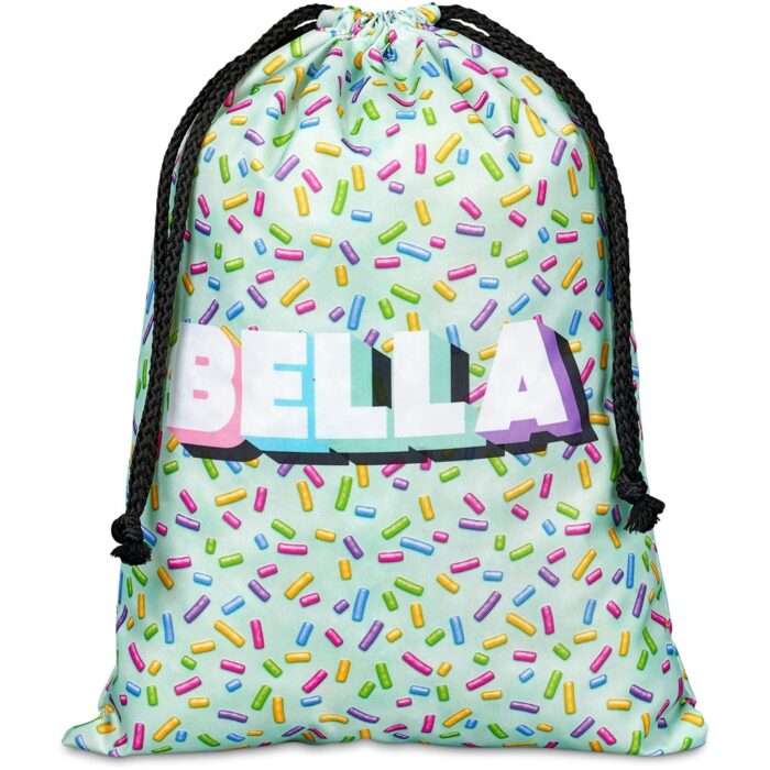 Pre-Production Sample Hoppla Pacific Maxi Polyester Drawstring Pouch - Image 4