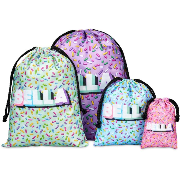 Pre-Production Sample Hoppla Pacific Maxi Polyester Drawstring Pouch - Image 7