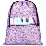 Pre-Production Sample Hoppla Benguela Jumbo Polyester Drawstring Pouch - Image 2
