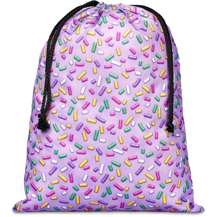 Pre-Production Sample Hoppla Benguela Jumbo Polyester Drawstring Pouch - Image 6