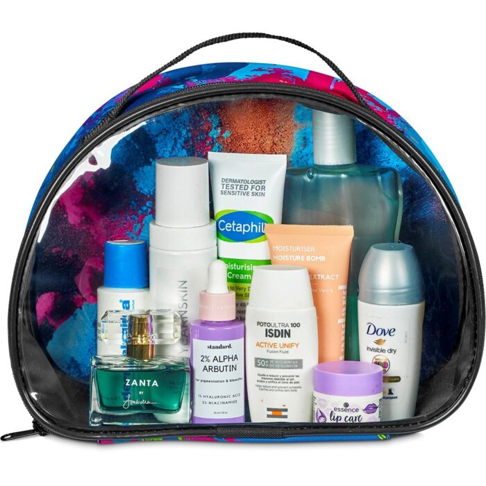 Pre-Production Sample Hoppla Aloe Toiletry Bag With PVC Front Window - Image 12