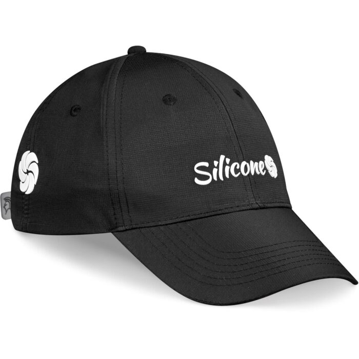 Pre-Branded Performance Cap Showcasing Silicone Branding - Image 3