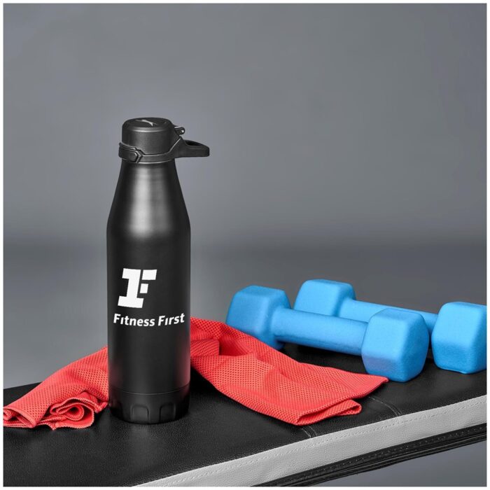 Slazenger Novac Stainless Steel Vacuum Water Bottle - 500ml - Image 8
