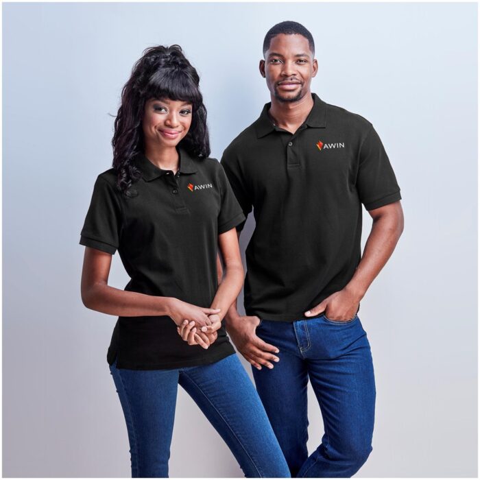 Mens Crest Golf Shirt - Image 3