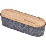 Okiyo Byoga Recycled PET Felt & Bamboo Stationery Case - Image 18