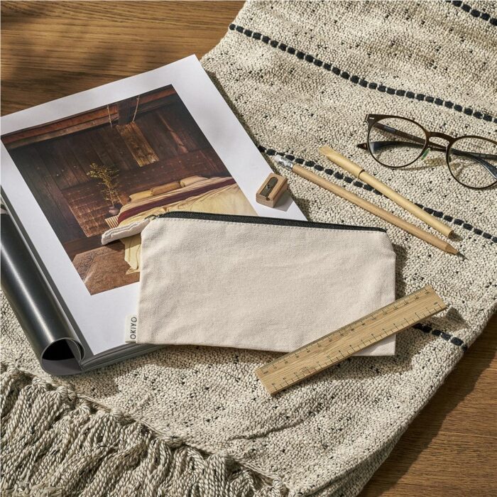 Okiyo Midori Cotton Pencil Case - Image 4