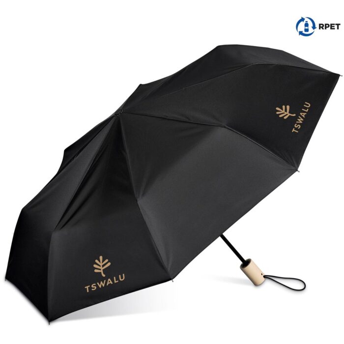 Okiyo Ameno Recycled PET Auto-Open Compact Umbrella - Image 7