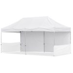 Coated Steel Sublimated Gazebo 6m x 3m - 1 Long Full-Wall Skin - 2 Short Half-Wall Skins - Image 4
