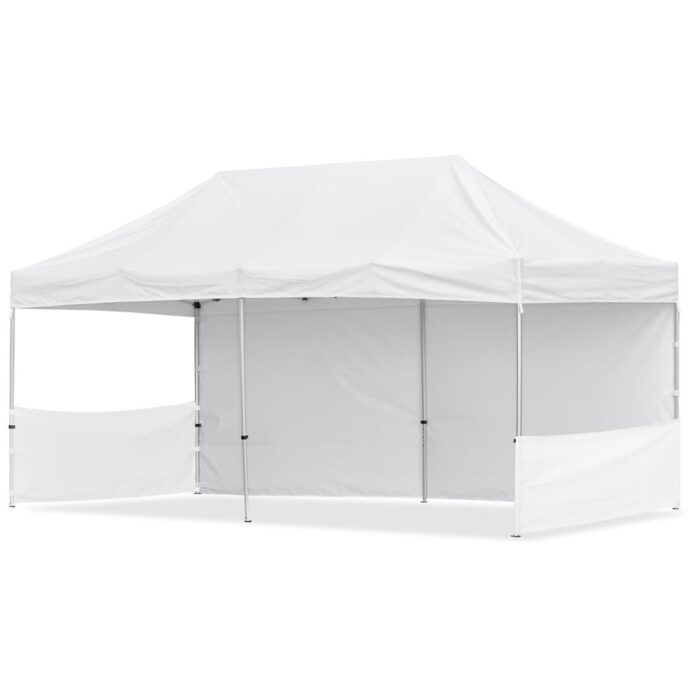 Coated Steel Sublimated Gazebo 6m x 3m - 1 Long Full-Wall Skin - 2 Short Half-Wall Skins - Image 4