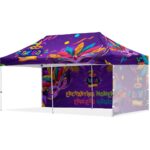 Coated Steel Sublimated Gazebo 6m x 3m - 1 Long Full- Wall Skin - 1 Short Full-Wall Skin - Image 3