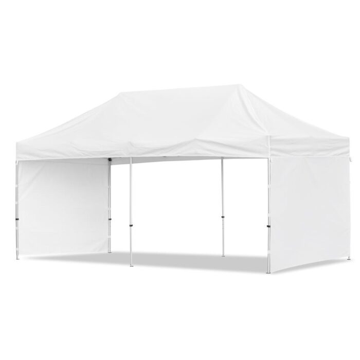 Coated Steel Sublimated Gazebo 6m x 3m - 2 Short Full-Wall Skins - Image 4
