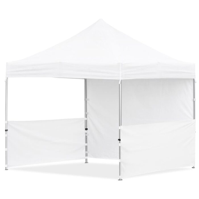 Coated Steel Sublimated Gazebo 3 x 3m - 2 Half-Wall Skins - 1 Full-Wall Skin - Image 2