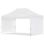 Coated Steel Sublimated Gazebo 4.5m x 3m -  2 Short Full-Wall Skins - Image 6