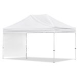 Coated Steel Sublimated Gazebo 4.5m x 3m - 1 Short Full-Wall Skin - Image 3