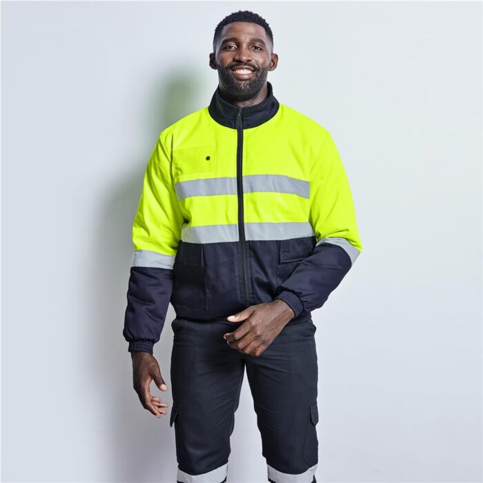 Foundation Hi-Viz Padded Jacket - Image 3